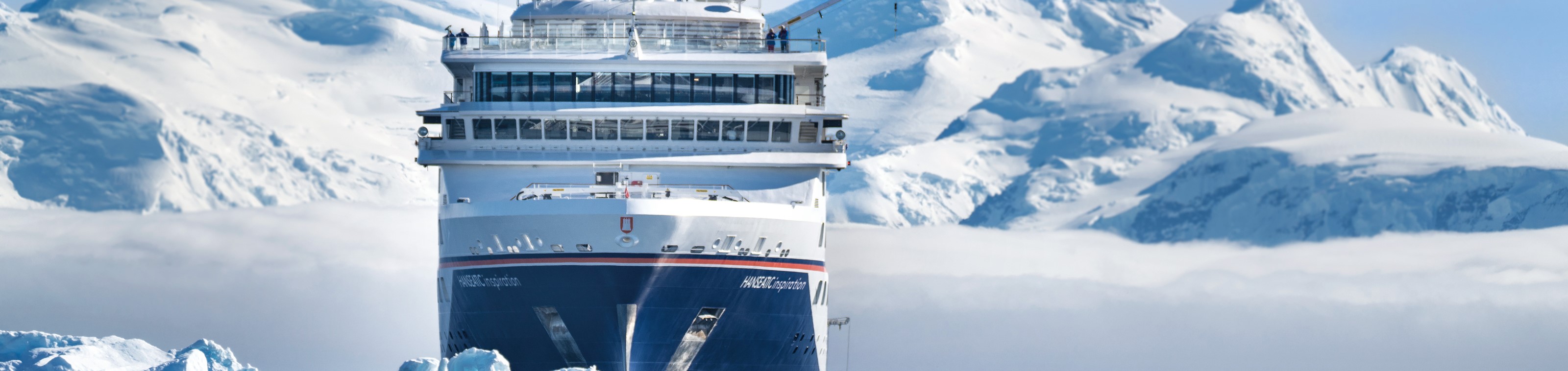 Grand expedition route Antarctica met Hapag-Lloyd Cruises 