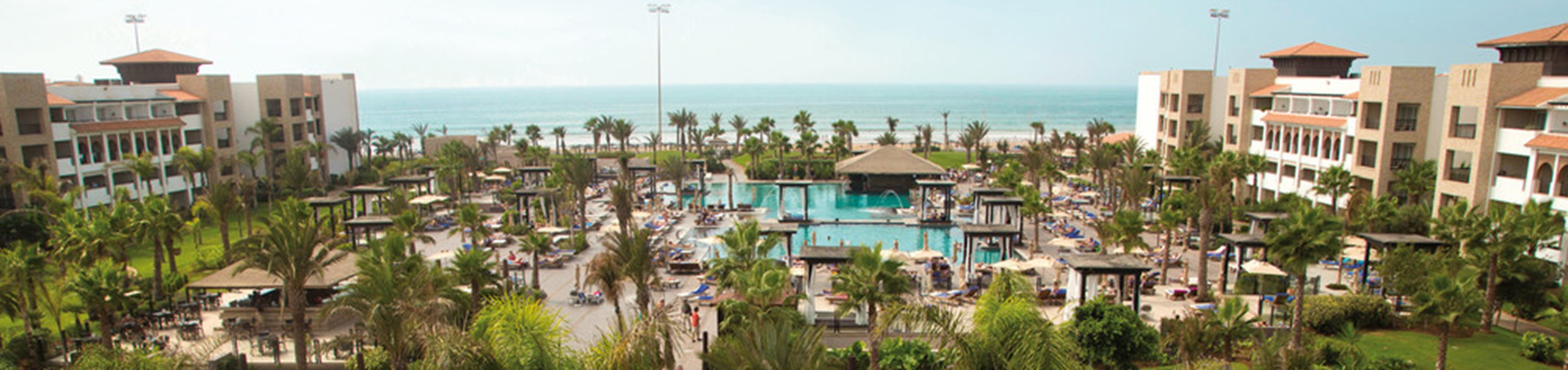 5* RIU hotel aan het strand en de promenade van Agadir