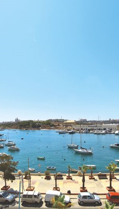 Centraal verblijf in Malta :  The Waterfront ****